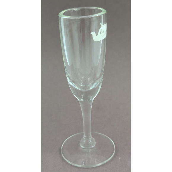 BRANIFF INTERNATIONAL DOVE LOGO AIRLINE CORDIAL SHOT GLASS - Picture 4 of 8